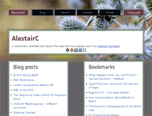 Tablet Screenshot of alastairc.ac